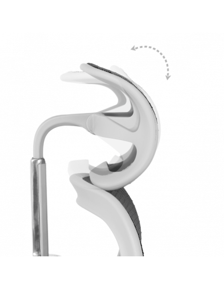 Ергономичен стол ERGOHUMAN ELITE 2 - сива рамка - черен