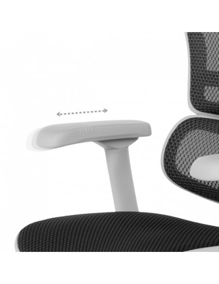 Ергономичен стол ERGOHUMAN ELITE 2 - сива рамка - черен