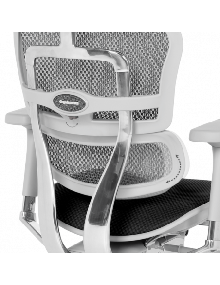 Ергономичен стол ERGOHUMAN ELITE 2 - сива рамка - черен