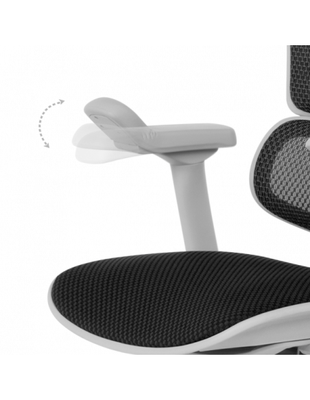 Ергономичен стол ERGOHUMAN ELITE 2 - сива рамка - черен