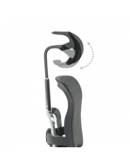 Ергономичен стол ERGOHUMAN ELITE 2 - черна рамка - черен