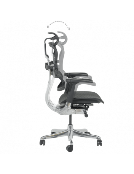 Ергономичен стол ERGOHUMAN ELITE 2 - черна рамка - черен