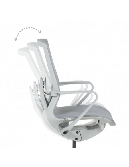 Ергономичен стол LIBODE - светлосив