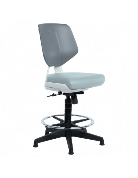 Работен офис стол LAB LUX - сив SIL