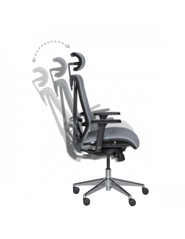 Ергономичен стол COTIA - сив