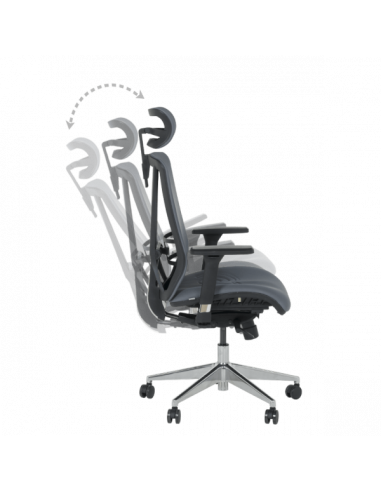 Ергономичен стол COTIA - тъмносив