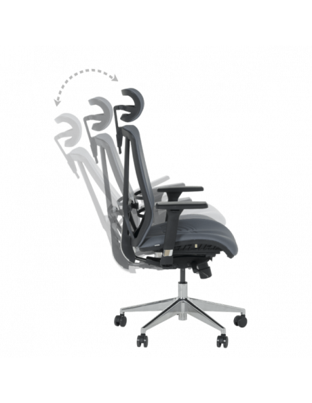 Ергономичен стол COTIA - тъмносив