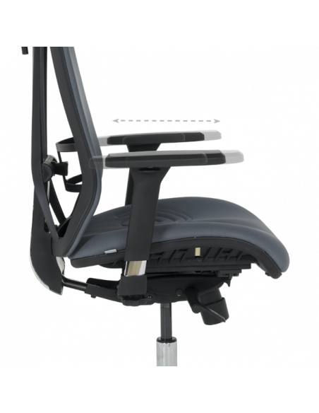 Ергономичен стол COTIA - тъмносив