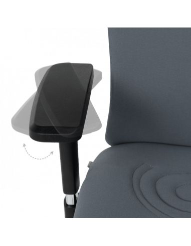 Ергономичен стол COTIA - тъмносив