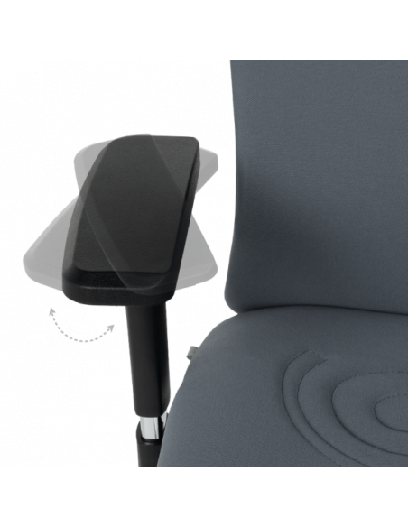 Ергономичен стол COTIA - тъмносив