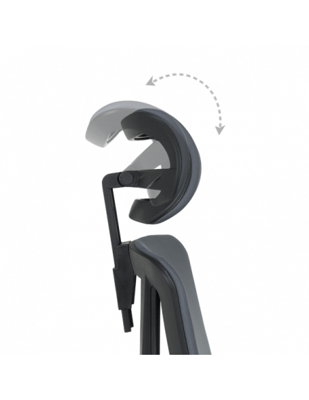 Ергономичен стол COTIA - тъмносив