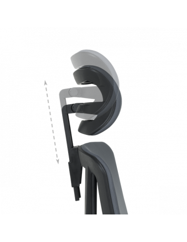 Ергономичен стол COTIA - тъмносив