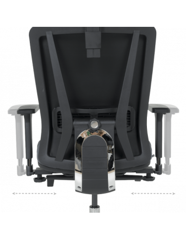 Ергономичен стол COTIA - тъмносив