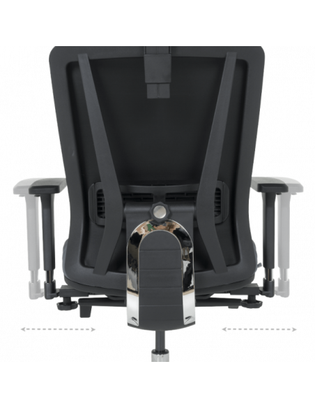 Ергономичен стол COTIA - тъмносив