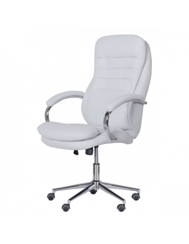 Президентски офис стол Carmen 6113-1 - бял