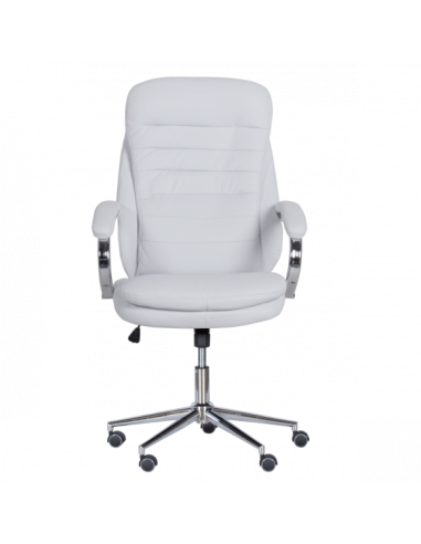 Президентски офис стол Carmen 6113-1 - бял