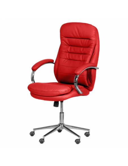 Президентски офис стол Carmen 6113-1 - червен