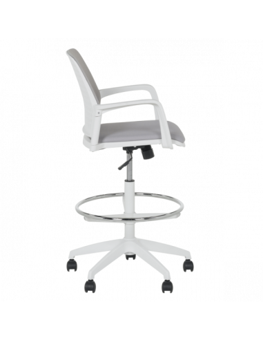 Работен офис стол Carmen 7556 W - светлосив