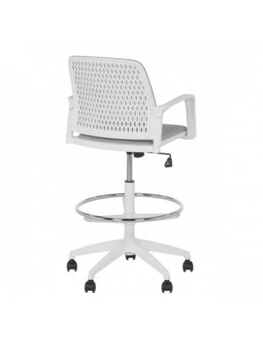 Работен офис стол Carmen 7556 W - светлосив