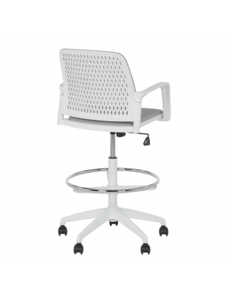 Работен офис стол Carmen 7556 W - светлосив