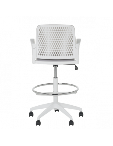 Работен офис стол Carmen 7556 W - светлосив