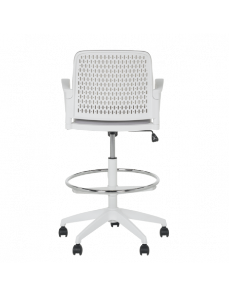 Работен офис стол Carmen 7556 W - светлосив