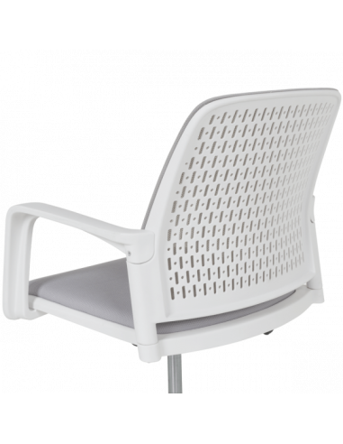 Работен офис стол Carmen 7556 W - светлосив