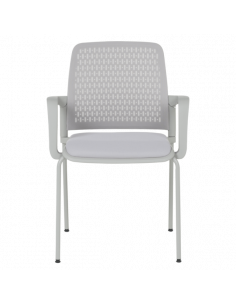 Посетителски стол Carmen 1138 G - светлосив 2