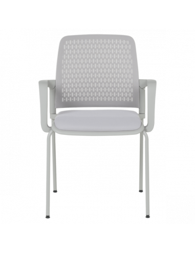 Посетителски стол Carmen 1138 G - светлосив