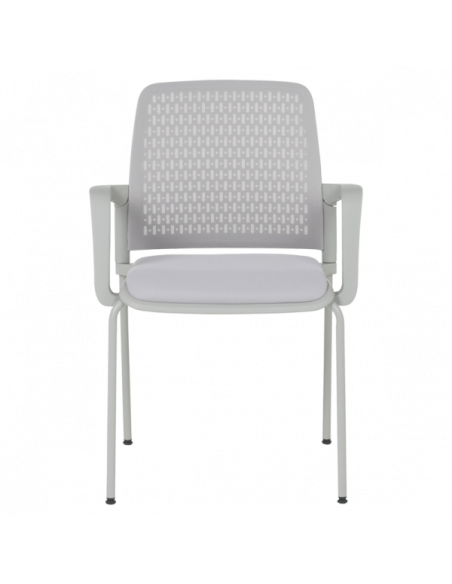 Посетителски стол Carmen 1138 G - светлосив