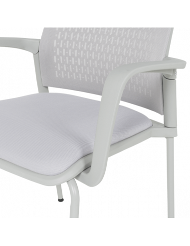 Посетителски стол Carmen 1138 G - светлосив