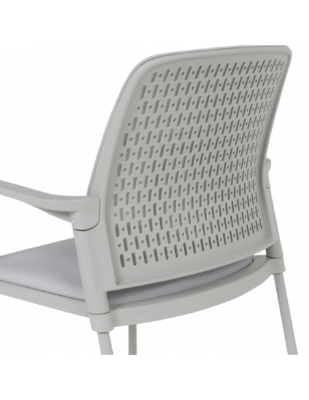 Посетителски стол Carmen 1138 G - светлосив