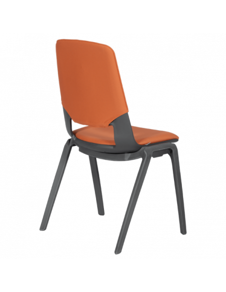 Посетителски стол LIMBER - оранжев