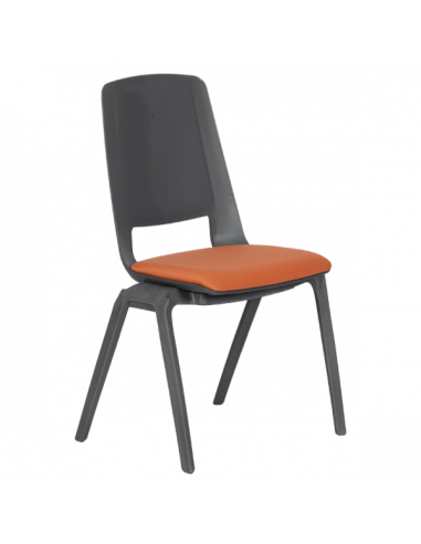 Посетителски стол LIMBER - оранжев