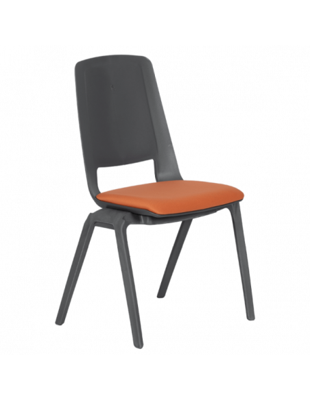 Посетителски стол LIMBER - оранжев