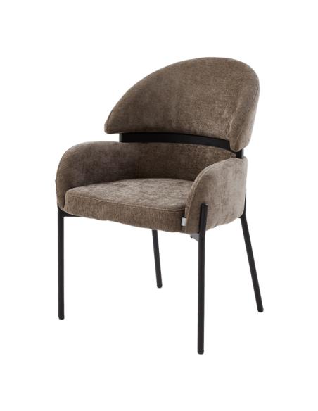 Трапезен стол ASTI - кафяв