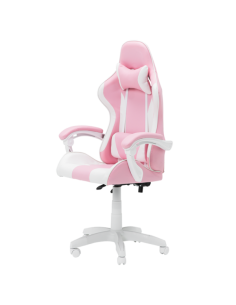 Геймърски стол Carmen 6311 - бял - розов 2