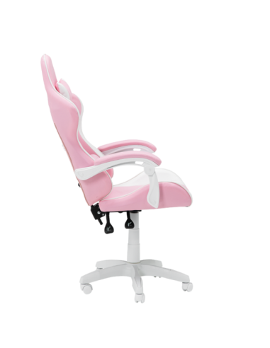 Геймърски стол Carmen 6311 - бял - розов