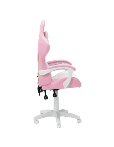 Геймърски стол Carmen 6311 - бял - розов