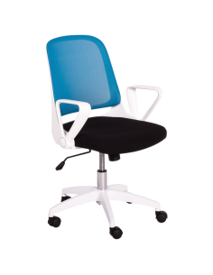 Работен стол Carmen 7033 - синьо - черен