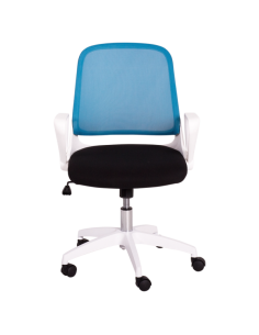 Работен стол Carmen 7033 - синьо - черен 2