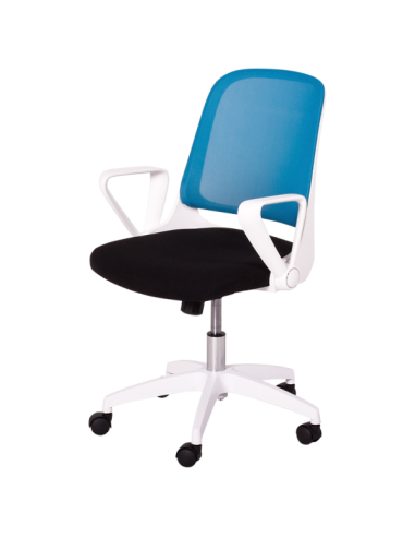 Работен стол Carmen 7033 - синьо - черен