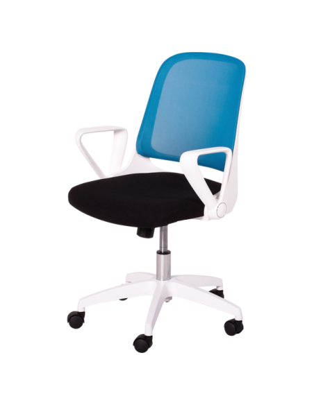 Работен стол Carmen 7033 - синьо - черен