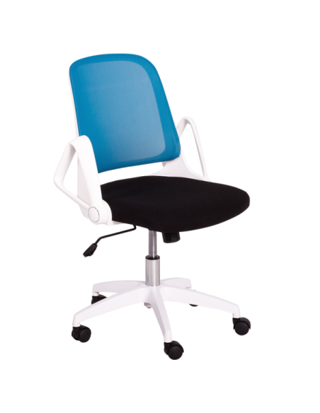 Работен стол Carmen 7033 - синьо - черен