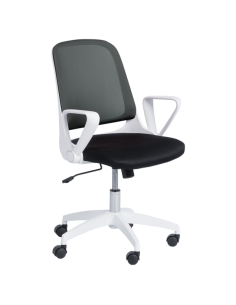 Работен стол Carmen 7033 - сиво - черен