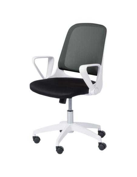 Работен стол Carmen 7033 - сиво - черен