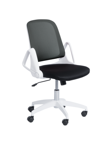 Работен стол Carmen 7033 - сиво - черен