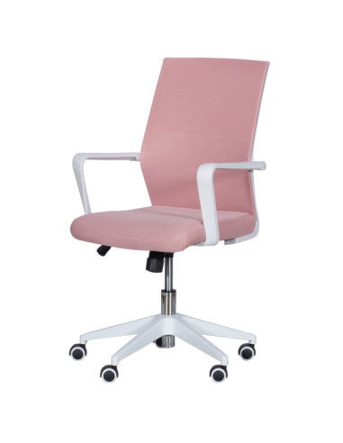 Работен офис стол Carmen 7044 - розов