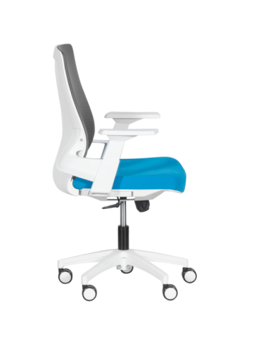 Работен офис стол Carmen 7547 - син-сив