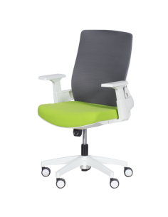 Работен офис стол Carmen 7547 - зелен-сив 2